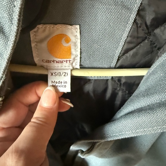 EXCELLENT condition Carhartt blue jacket- never worn. Too small. - Picture 2 of 5